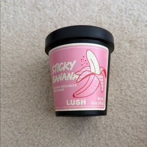 Lush Sticky Banana Body Wash - Pink & Black
